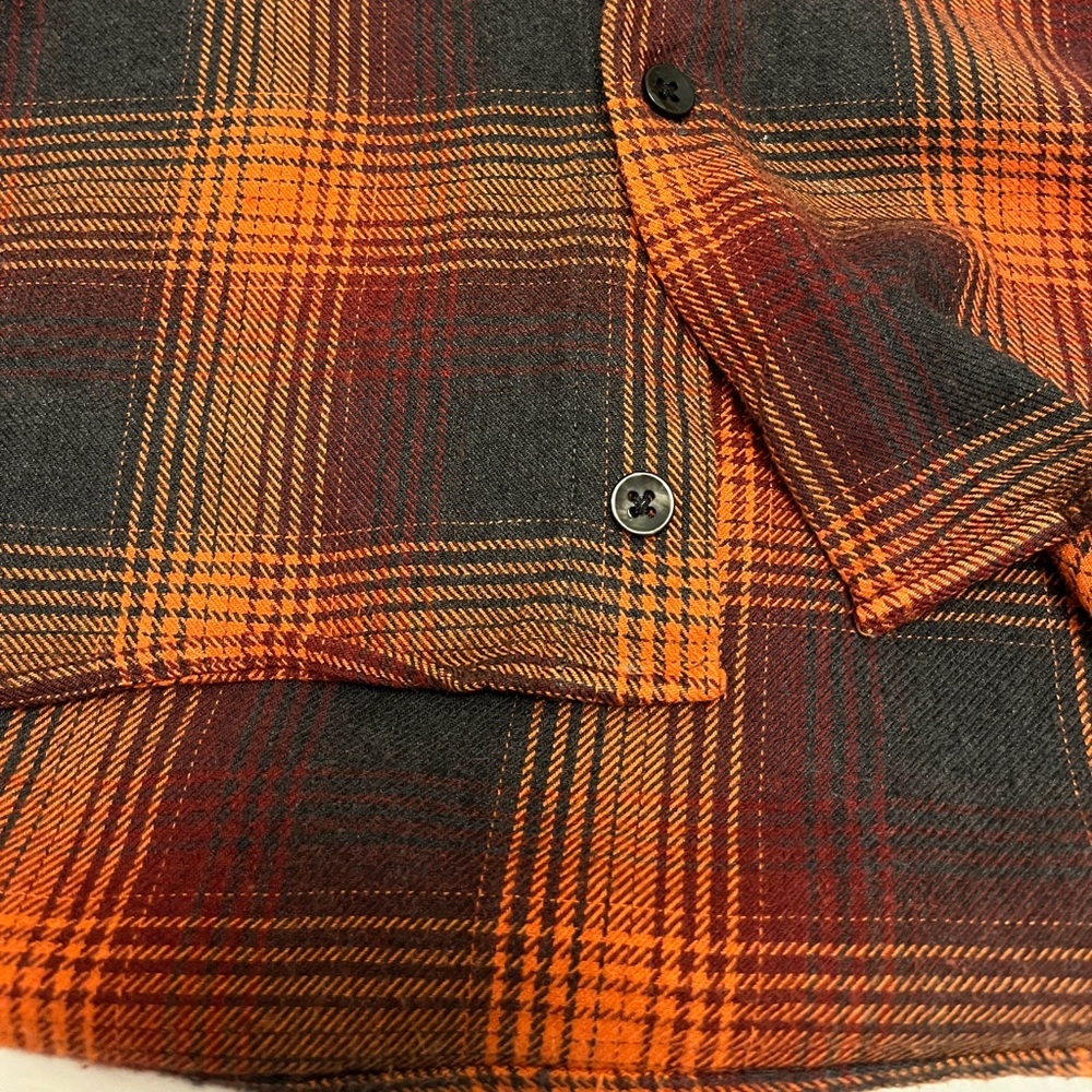 JACK LIPSON Plaid Flannel Long Sleeve Button Front Shirt Casual Cabincore Winter - Picture 7 of 11